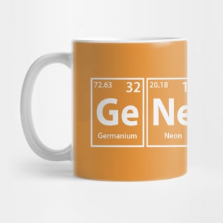 Genetics (Ge-Ne-Ti-Cs) Periodic Elements Spelling Mug